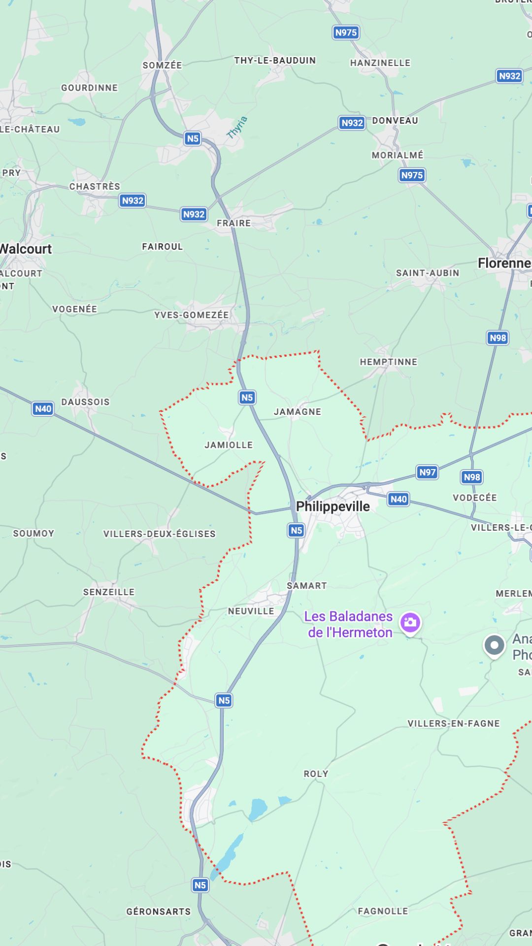 Carte de Philippeville