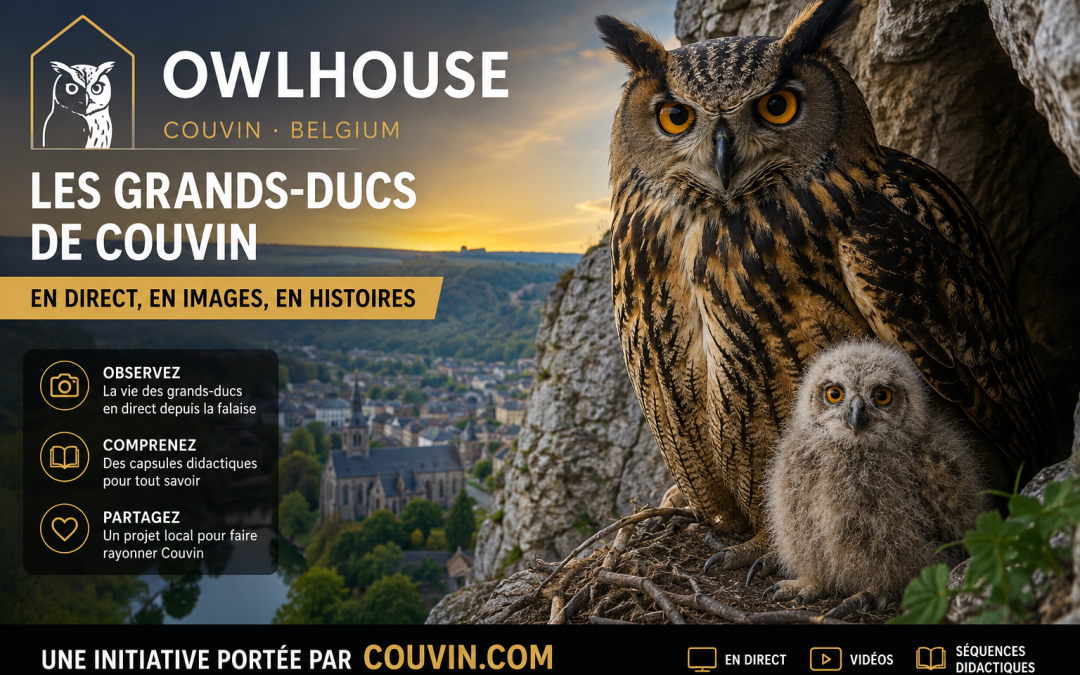 OWLHOUSE : les grands-ducs de Couvin sous l’œil de la caméra