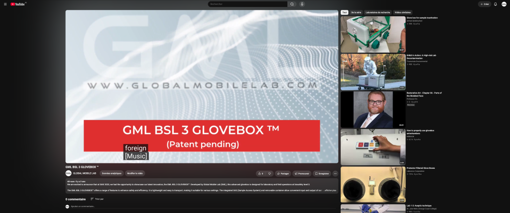 GML BSL 3 GLOVEBOX ™
