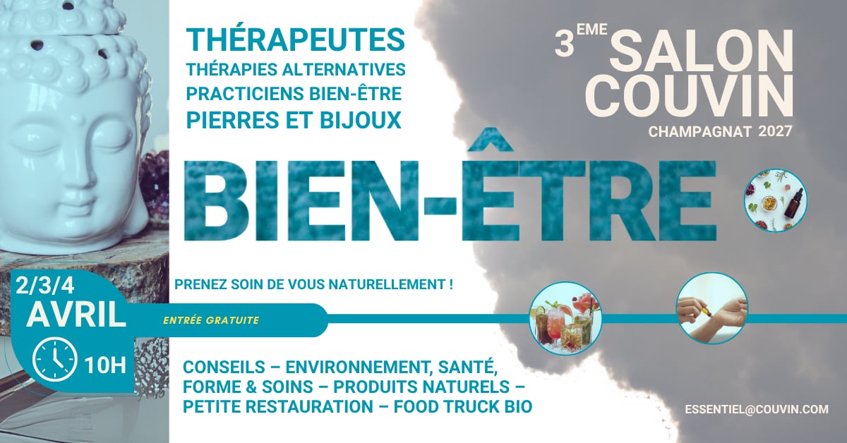 Affiche officielle du Salon du Bien-être de Couvin 2027