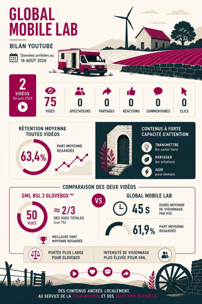 Infographie de la campagne GLOBAL MOBILE LAB