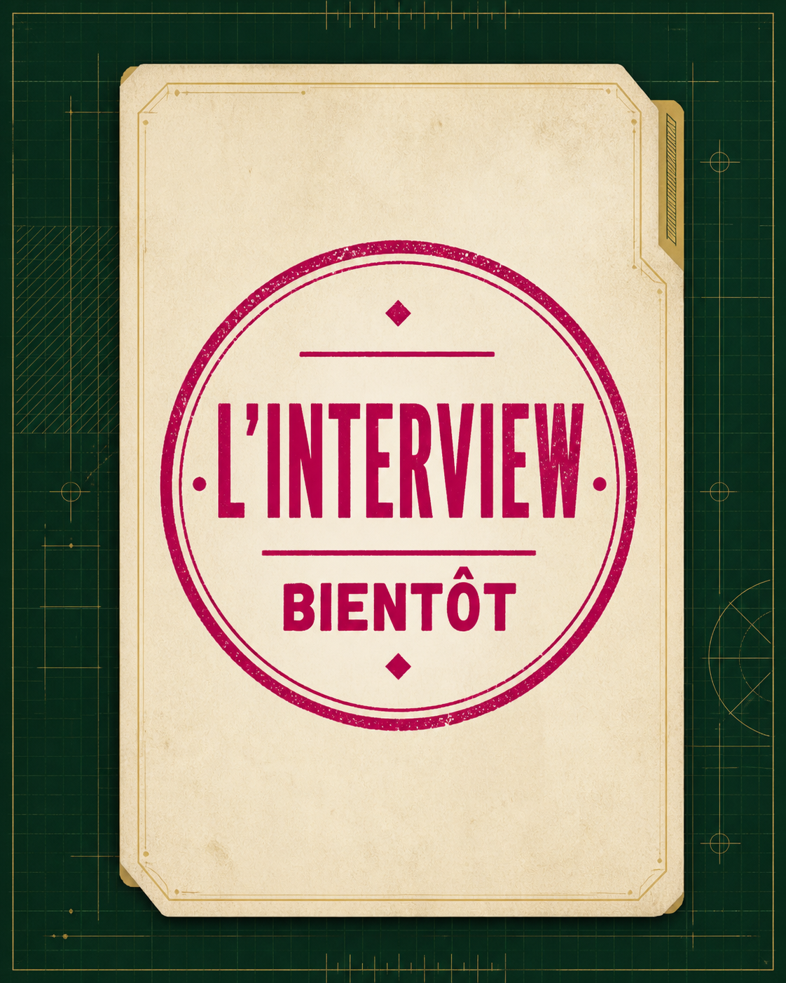 L’interview — bientôt