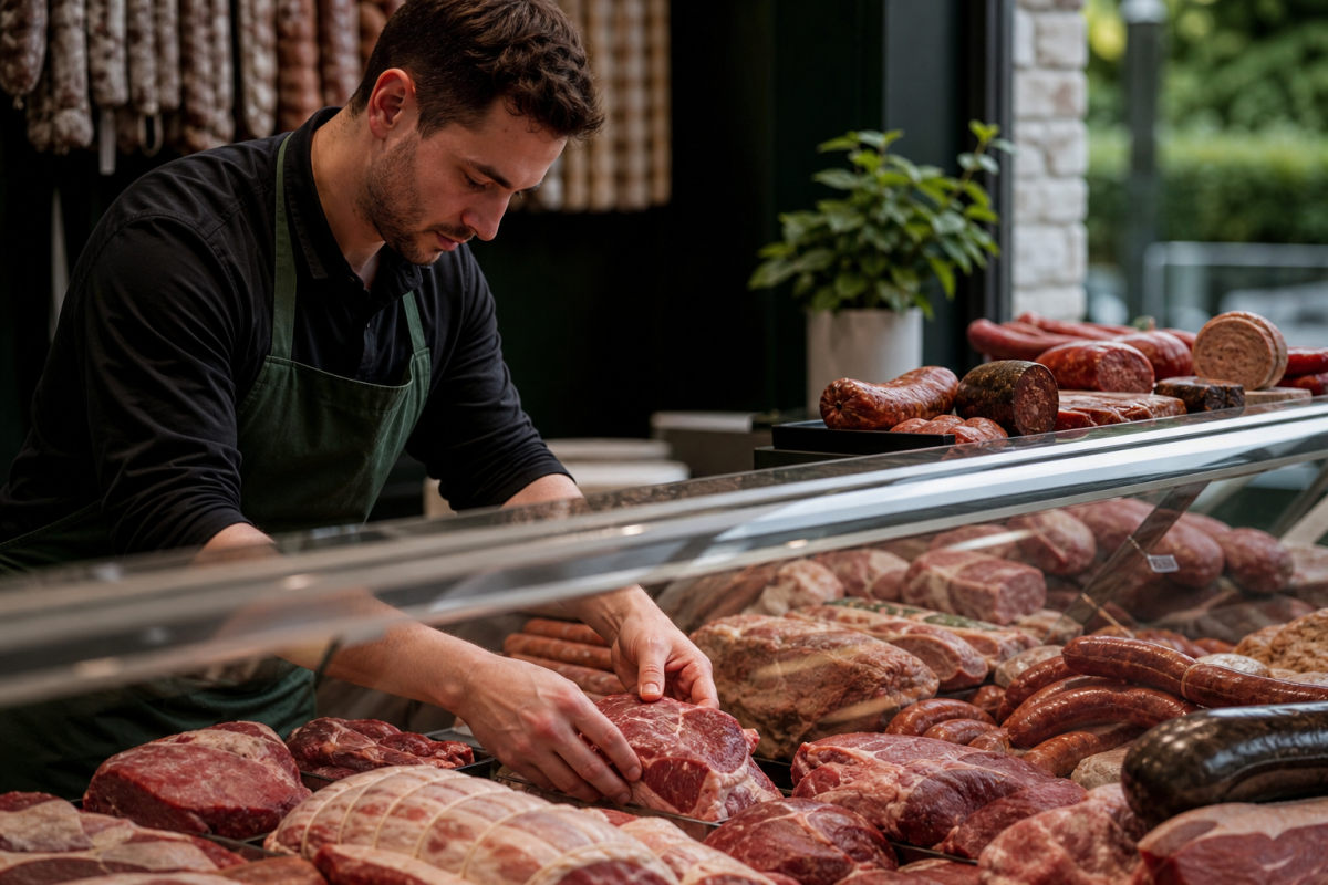 Illustration : Une activité tournée vers la boucherie et la charcuterie artisanales